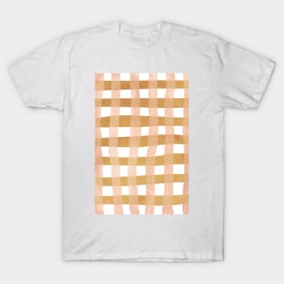 Retro 70s style checkered T-Shirt